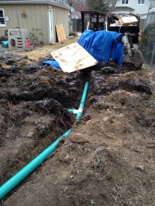 Drainage to back of yard